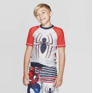 Spider Man Short sleeve Swim Shirt  (S)